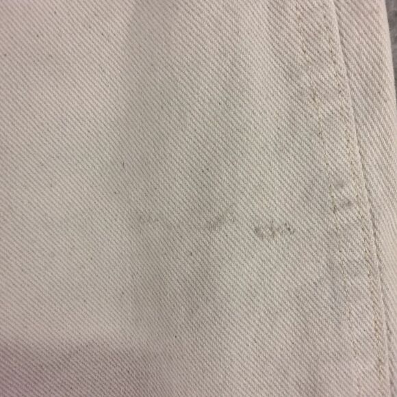 Chic Jeans Juniors 13 White USA Made High Rise Tapered Leg Vintage Retro 90s - Picture 4 of 15